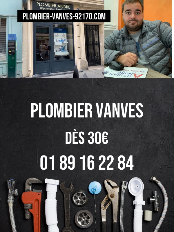 plombier de Vanves dès 30€